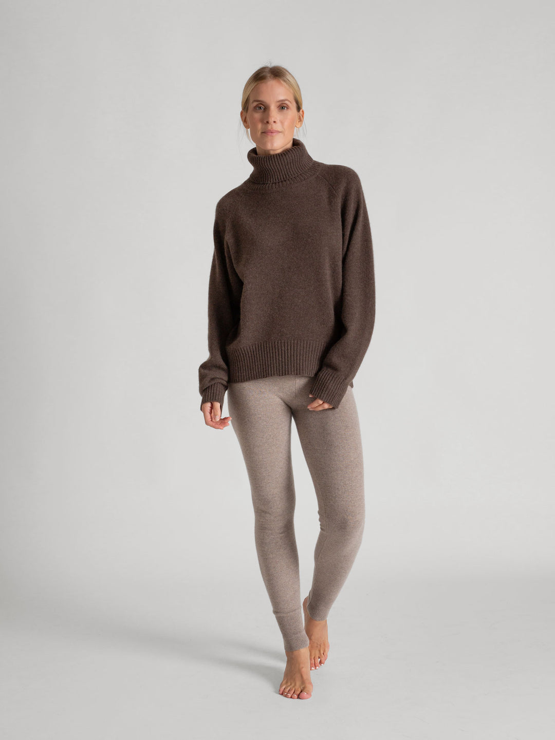 Cashmere pants Tights - light grey – Kashmina of Norway