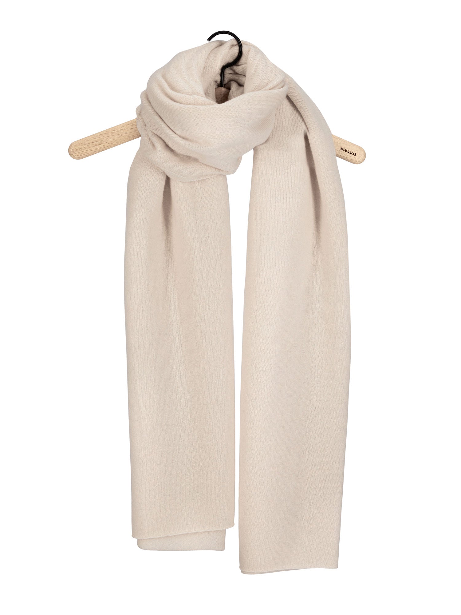 Cashmere scarf Signature cream