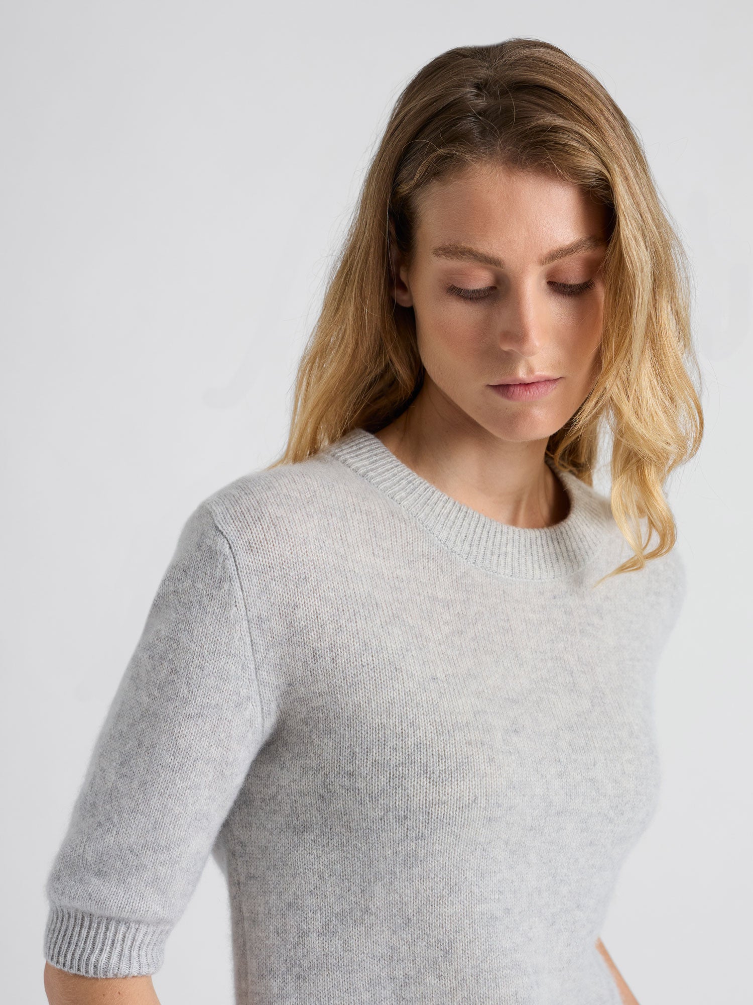 Cashmere sweater Sofia sweater light grey