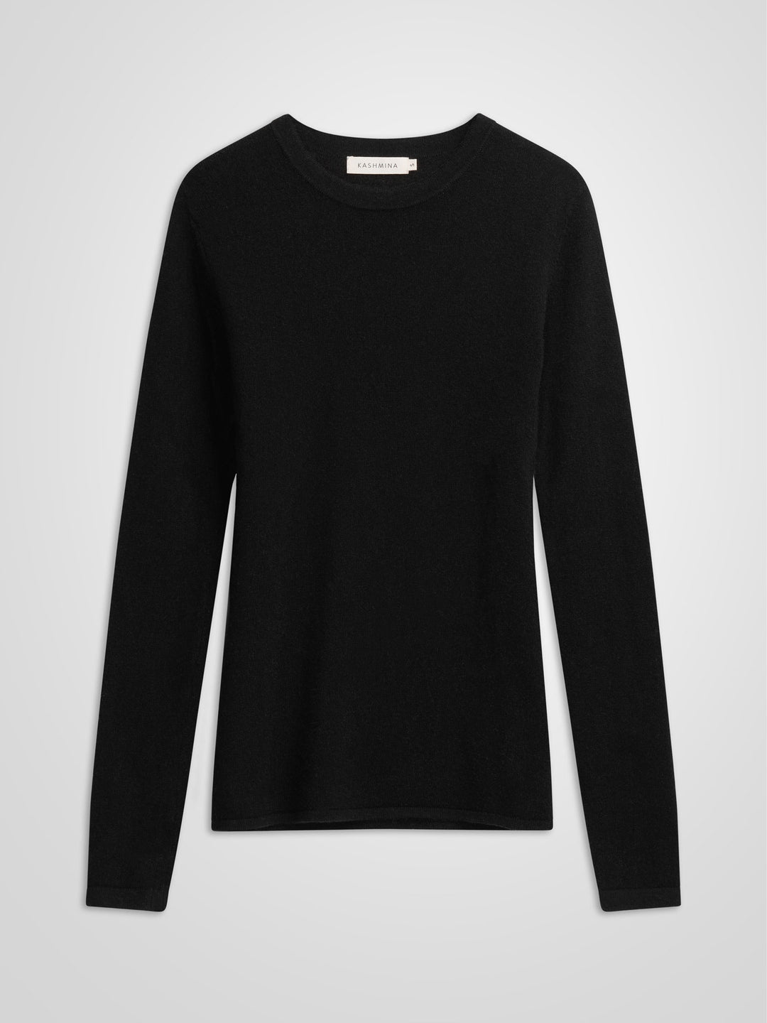 Cashmere sweater "Unni" in 100% pure cashmere. Scandinavian design by pashmina. Color: Black.