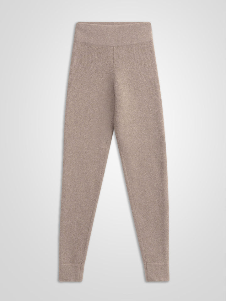 Cashmere tights "Fride" in 100% pure cashmere. Scandinavian design by Kashmina. Color: Toast.