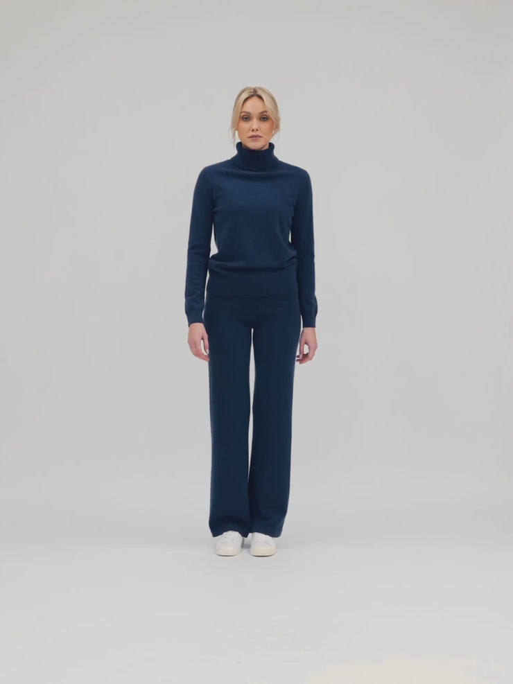 Cashmere pants Tights - mountain blue – Kashmina of Norway