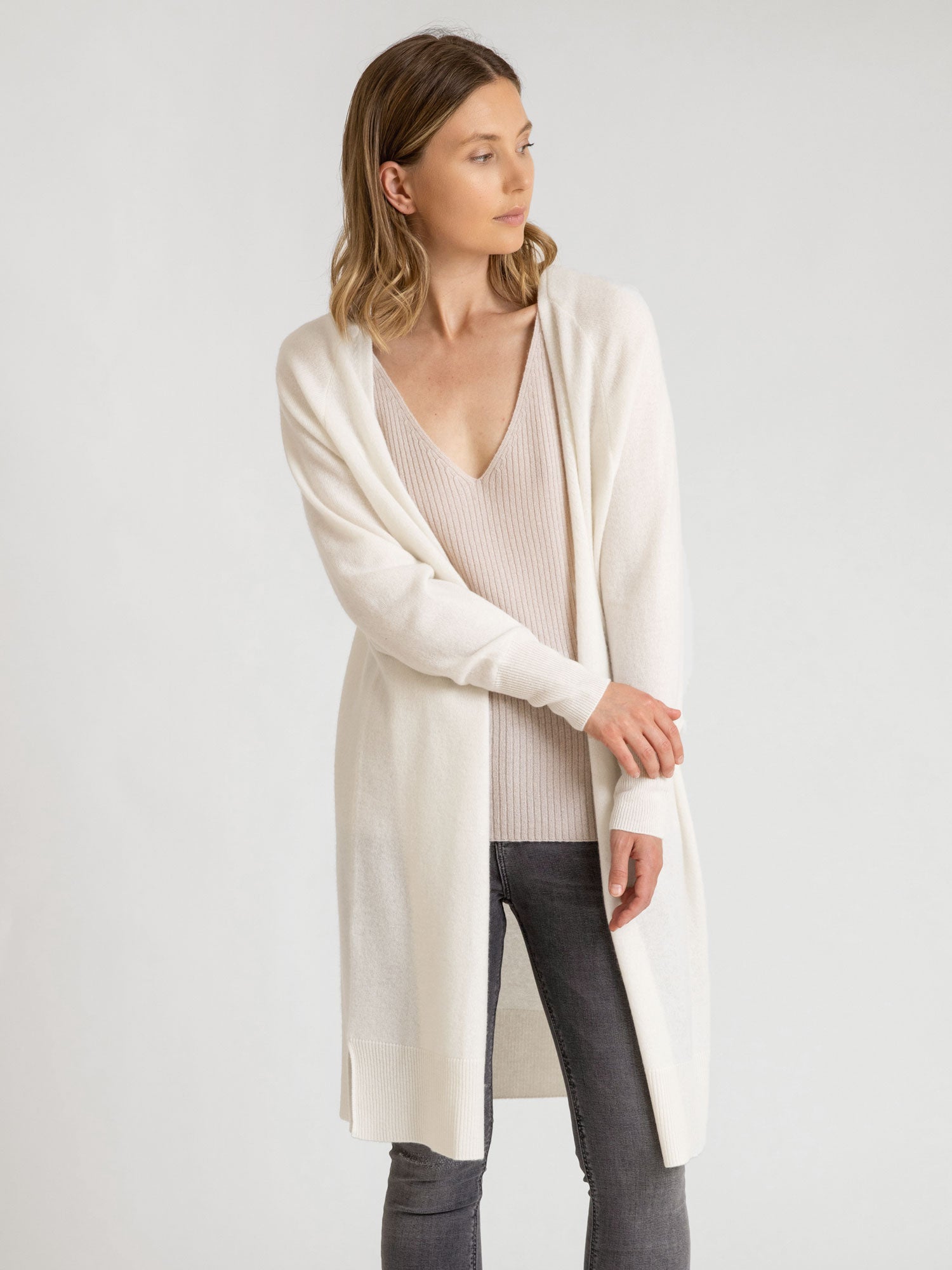 White hot sale cashmere shrug