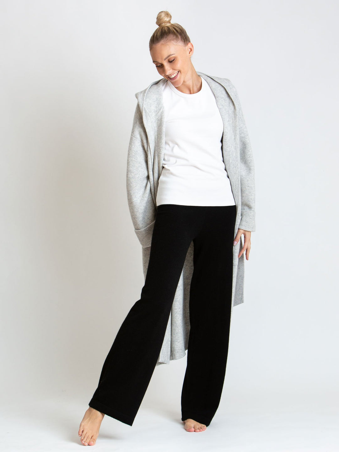 Cashmere pants Air pants - taupe – Kashmina of Norway
